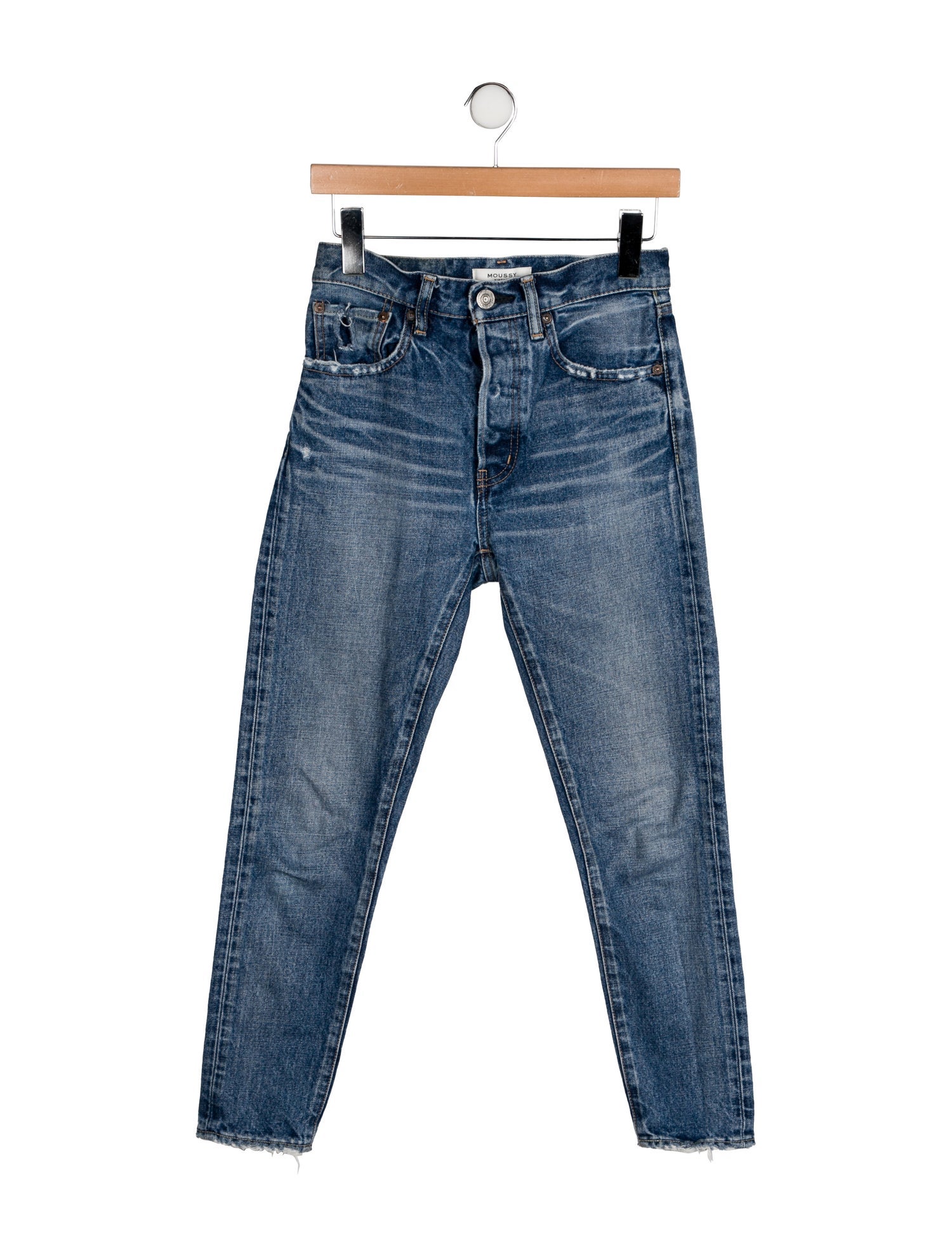 Moussy Mid-Rise Skinny Leg Jeans