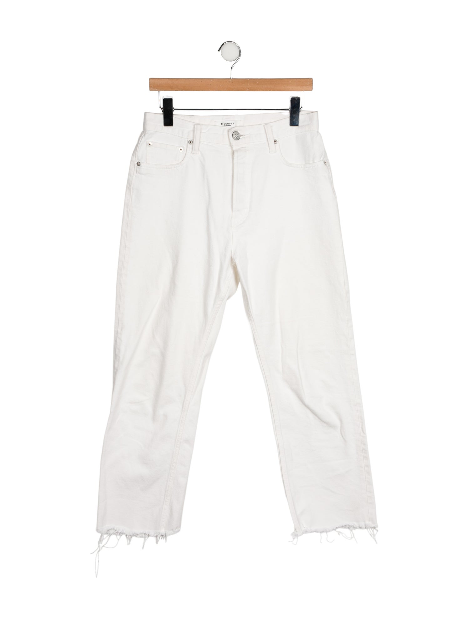 Moussy High-Rise Straight Leg Jeans