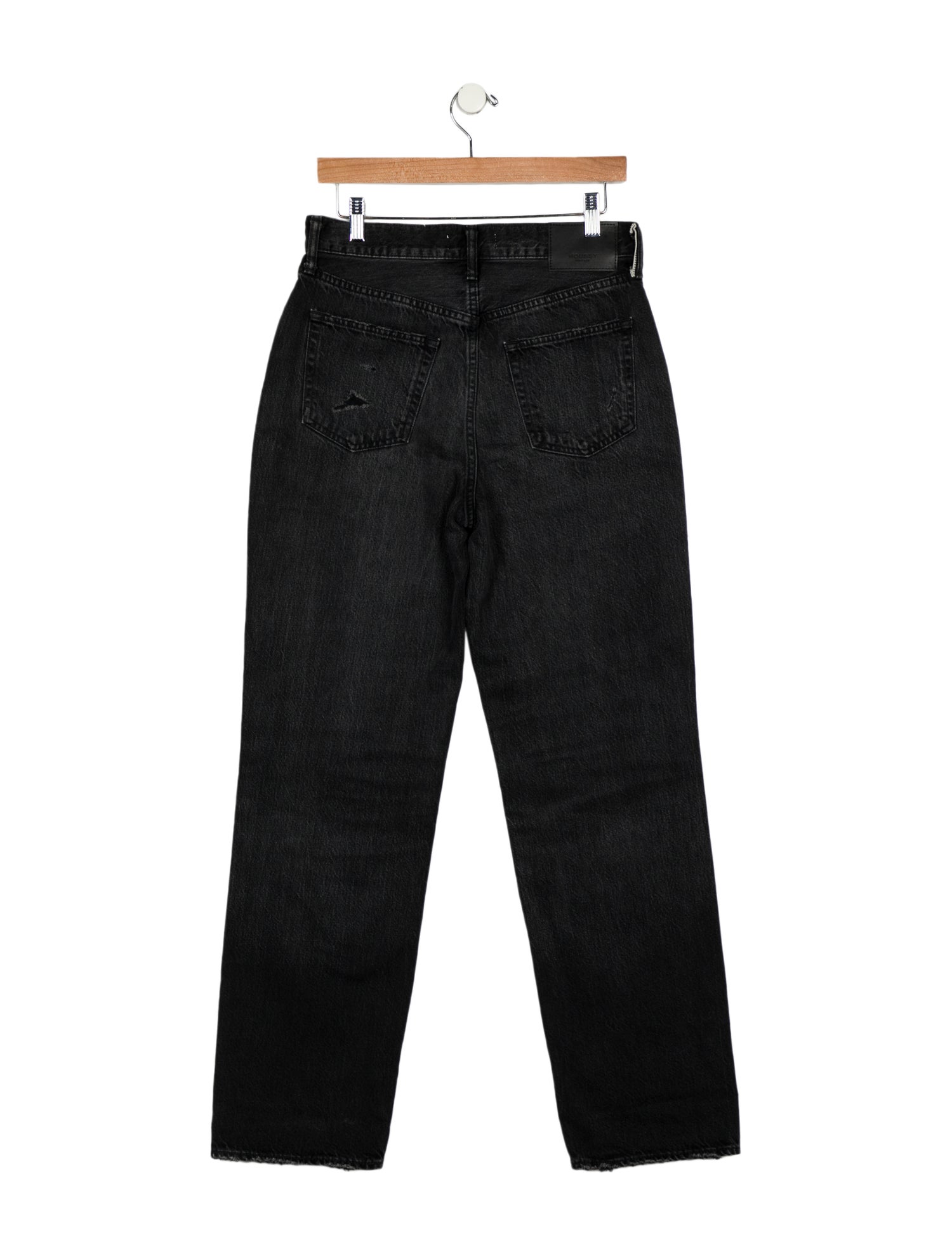 Moussy High-Rise Straight Leg Jeans