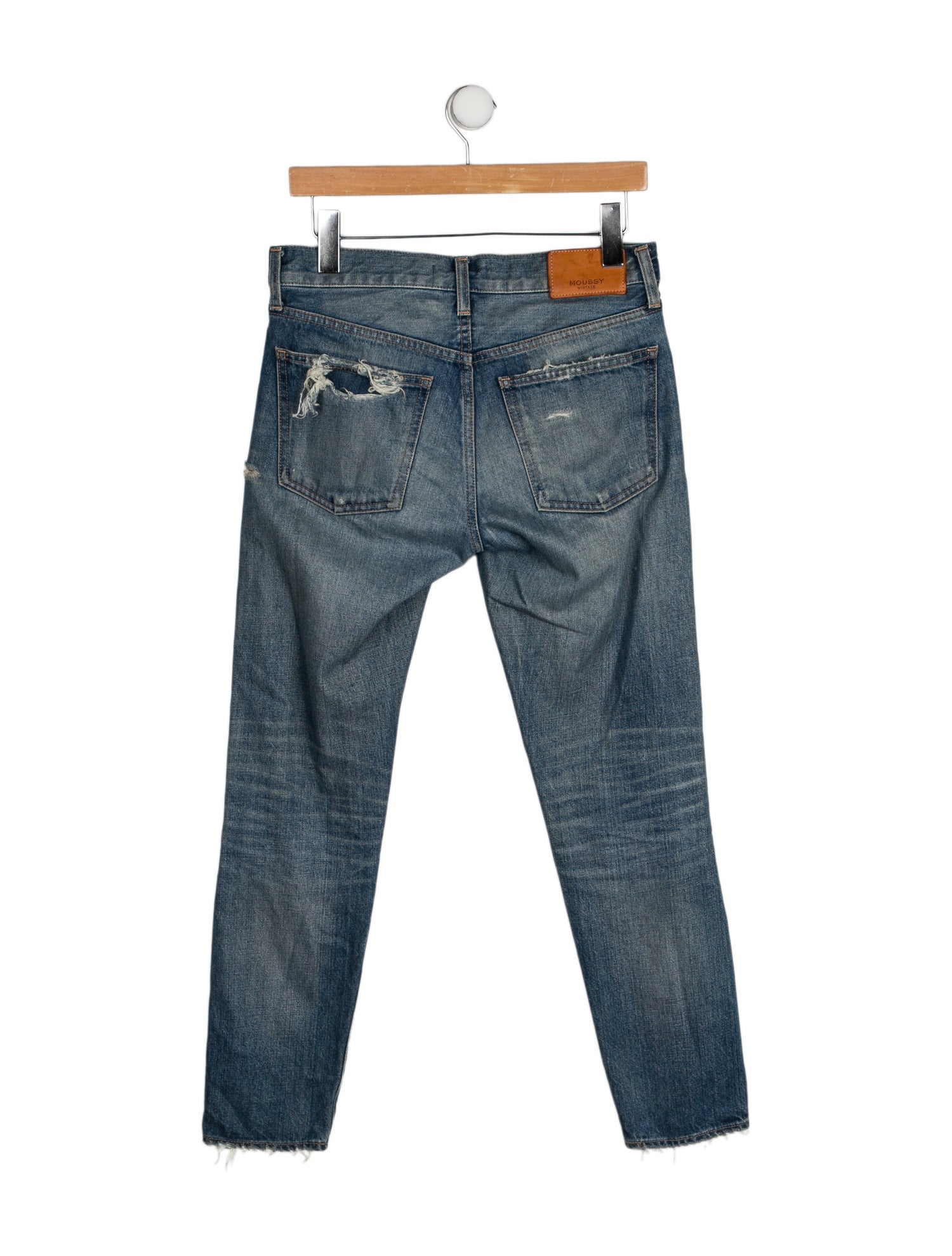 Moussy Mid-Rise Skinny Leg Jeans