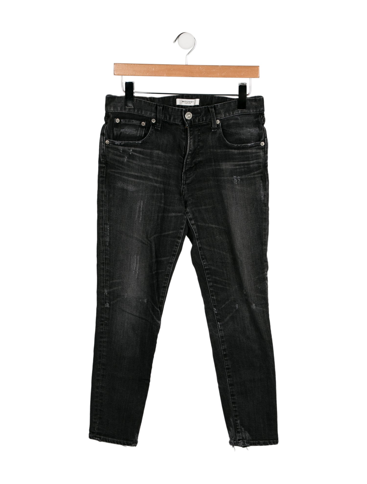 Moussy Mid-Rise Skinny Leg Jeans