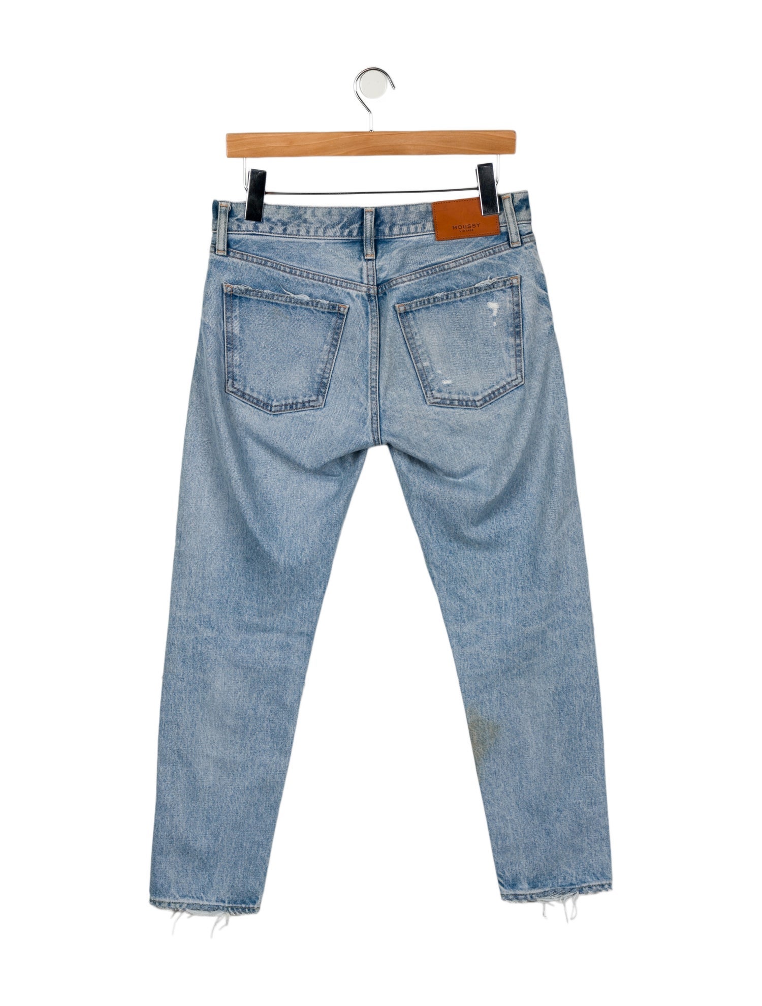 Moussy Mid-Rise Straight Leg Jeans