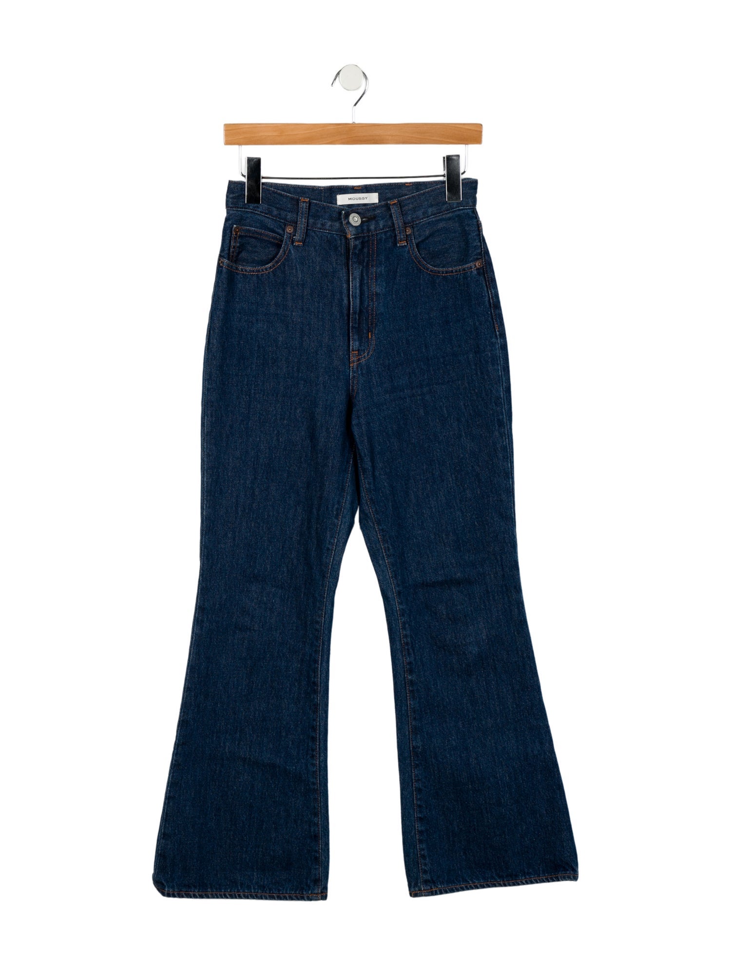 Moussy High-Rise Wide Leg Jeans