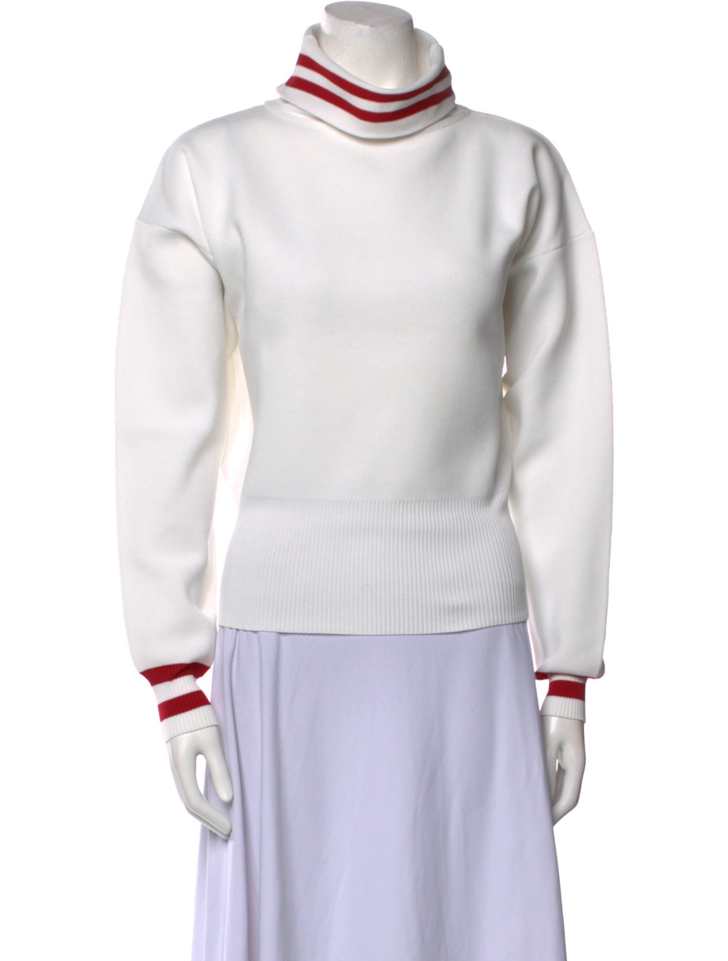 Moussy Striped Turtleneck Sweater