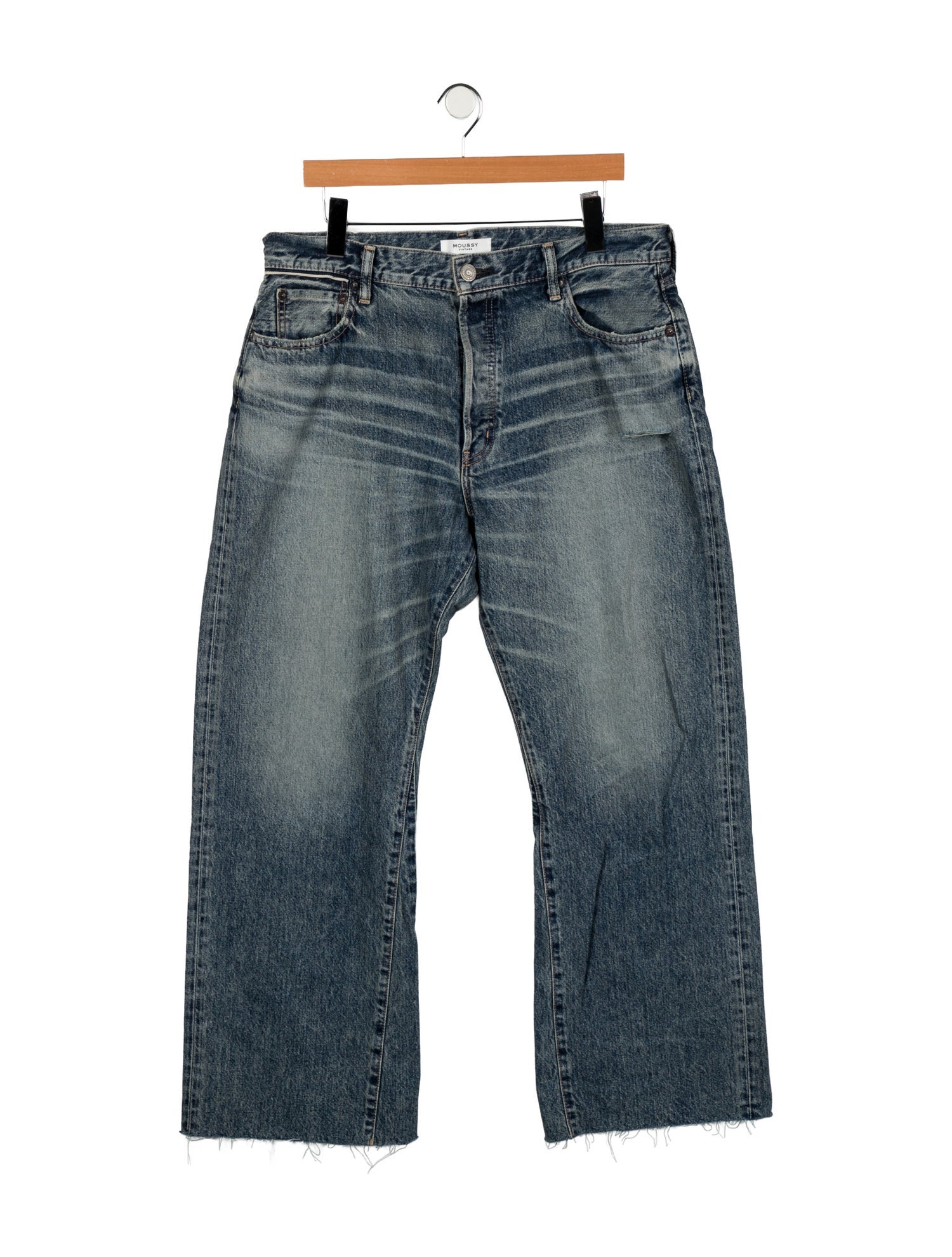 Moussy High-Rise Wide Leg Jeans