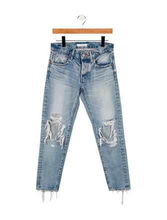Moussy Mid-Rise Straight Leg Jeans