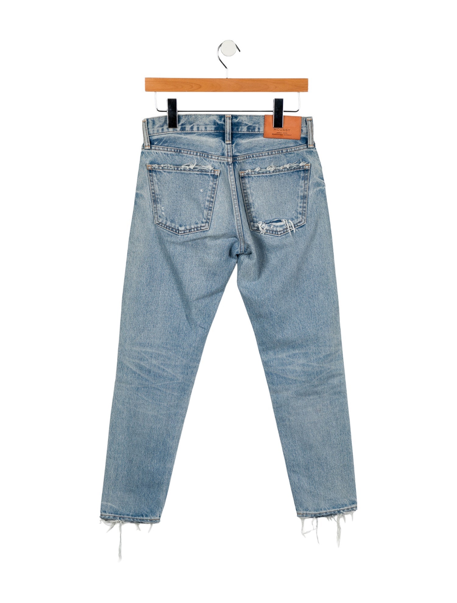 Moussy Mid-Rise Straight Leg Jeans