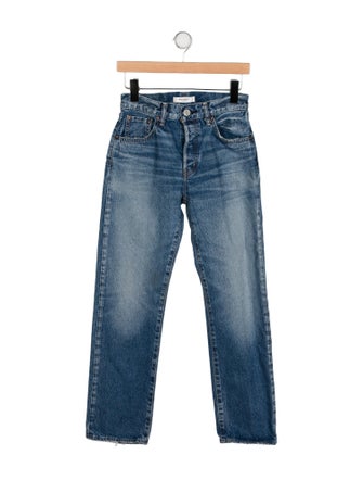 Moussy Mid-Rise Straight Leg Jeans