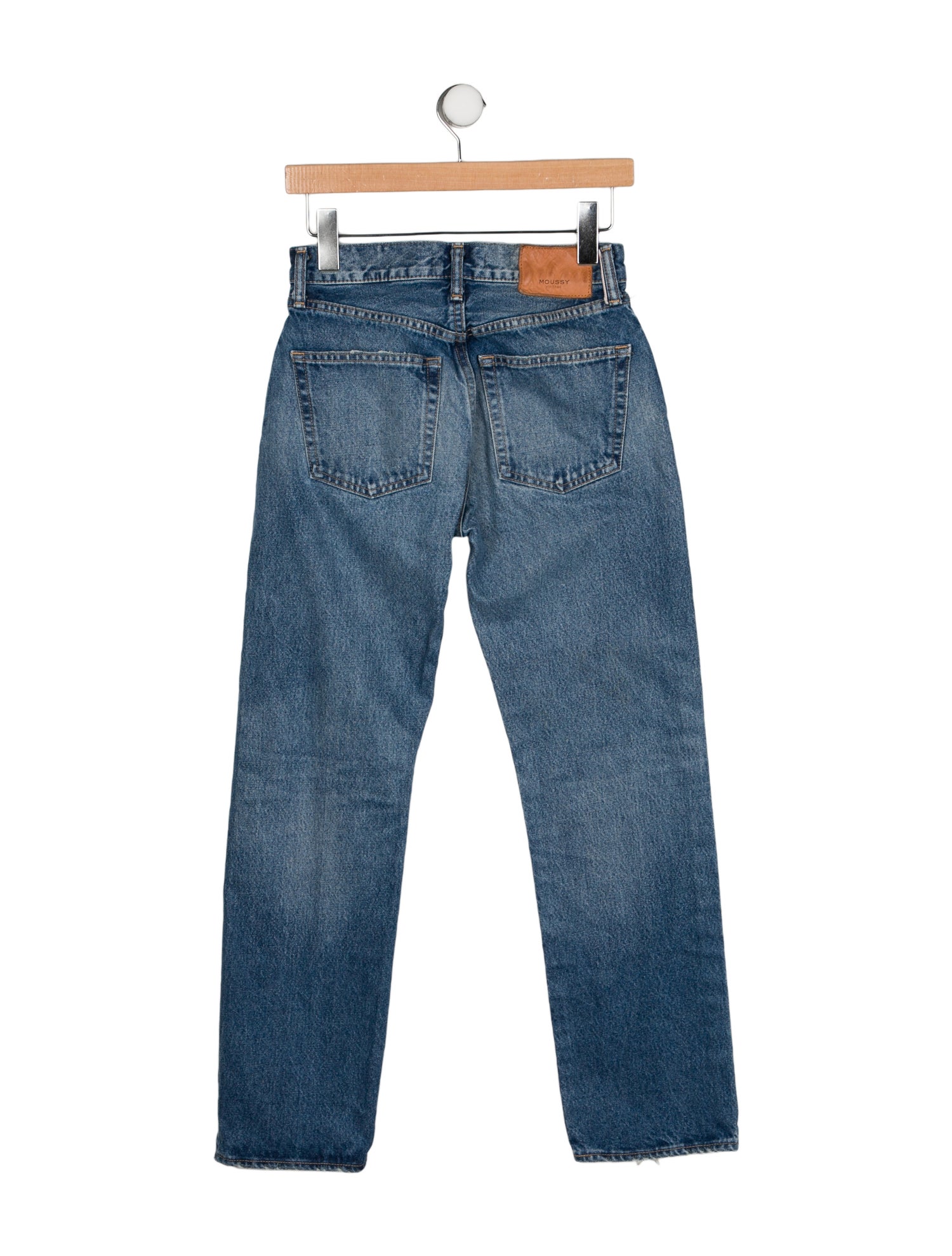 Moussy Mid-Rise Straight Leg Jeans