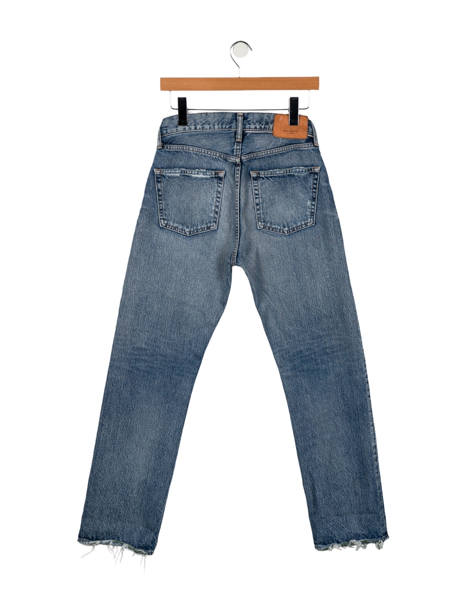 Moussy Mid-Rise Straight Leg Jeans