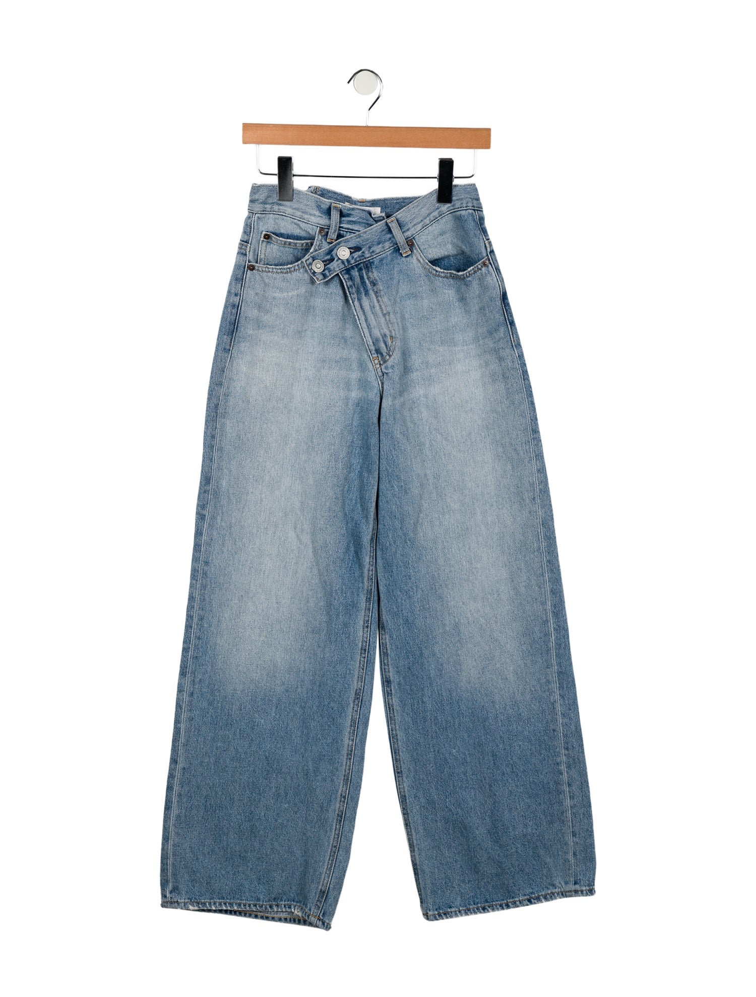 Moussy High-Rise Wide Leg Jeans