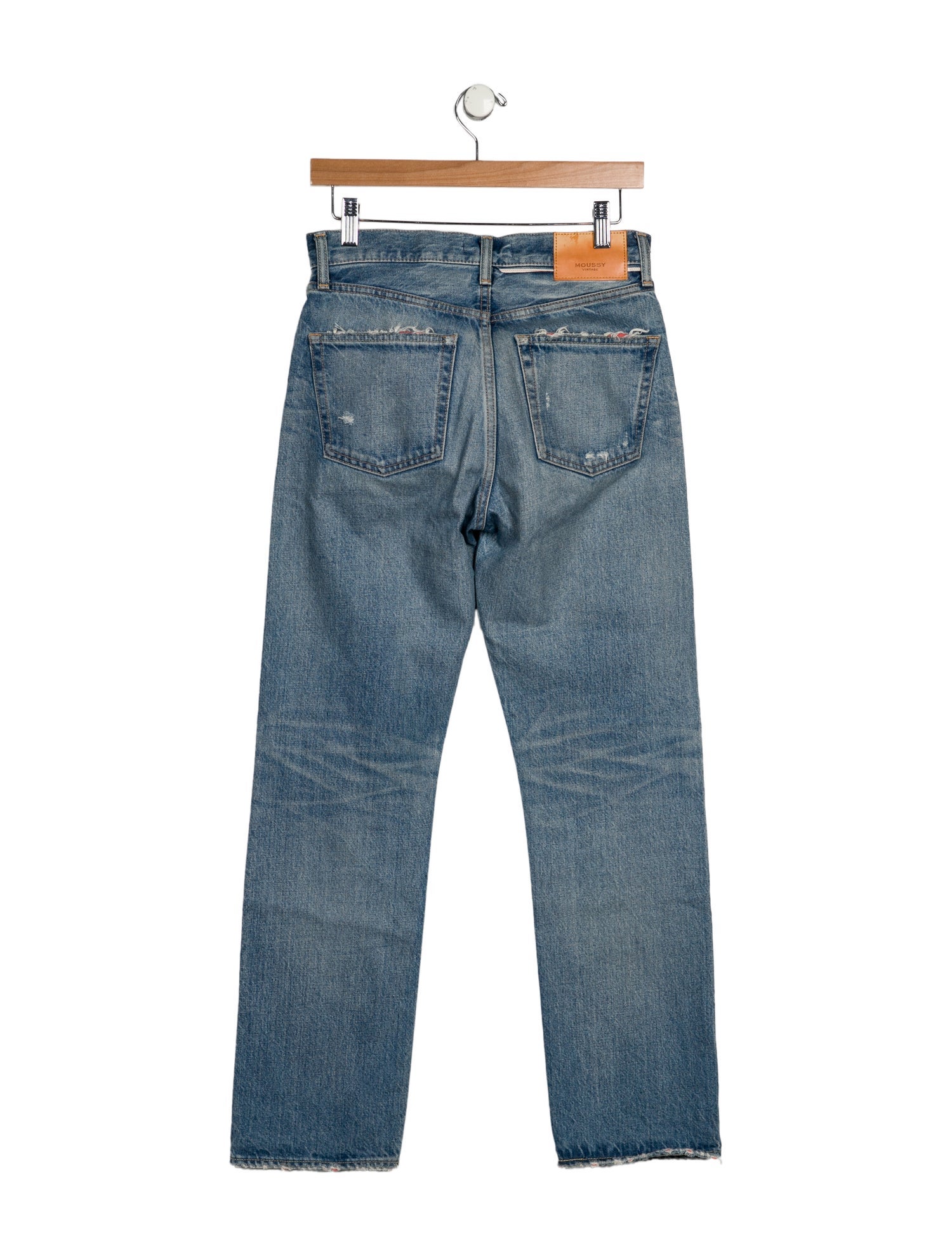 Moussy Mid-Rise Straight Leg Jeans