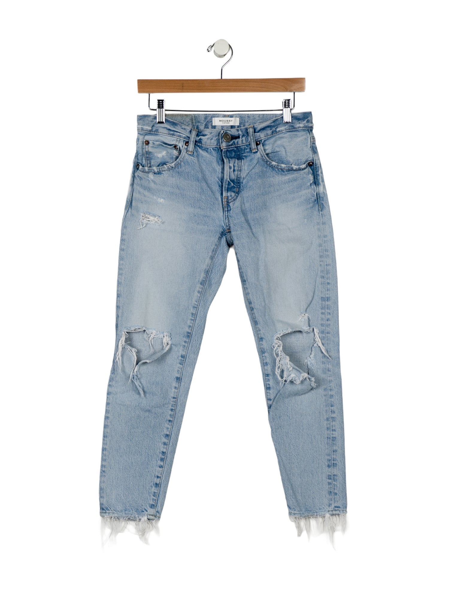 Moussy Mid-Rise Skinny Leg Jeans