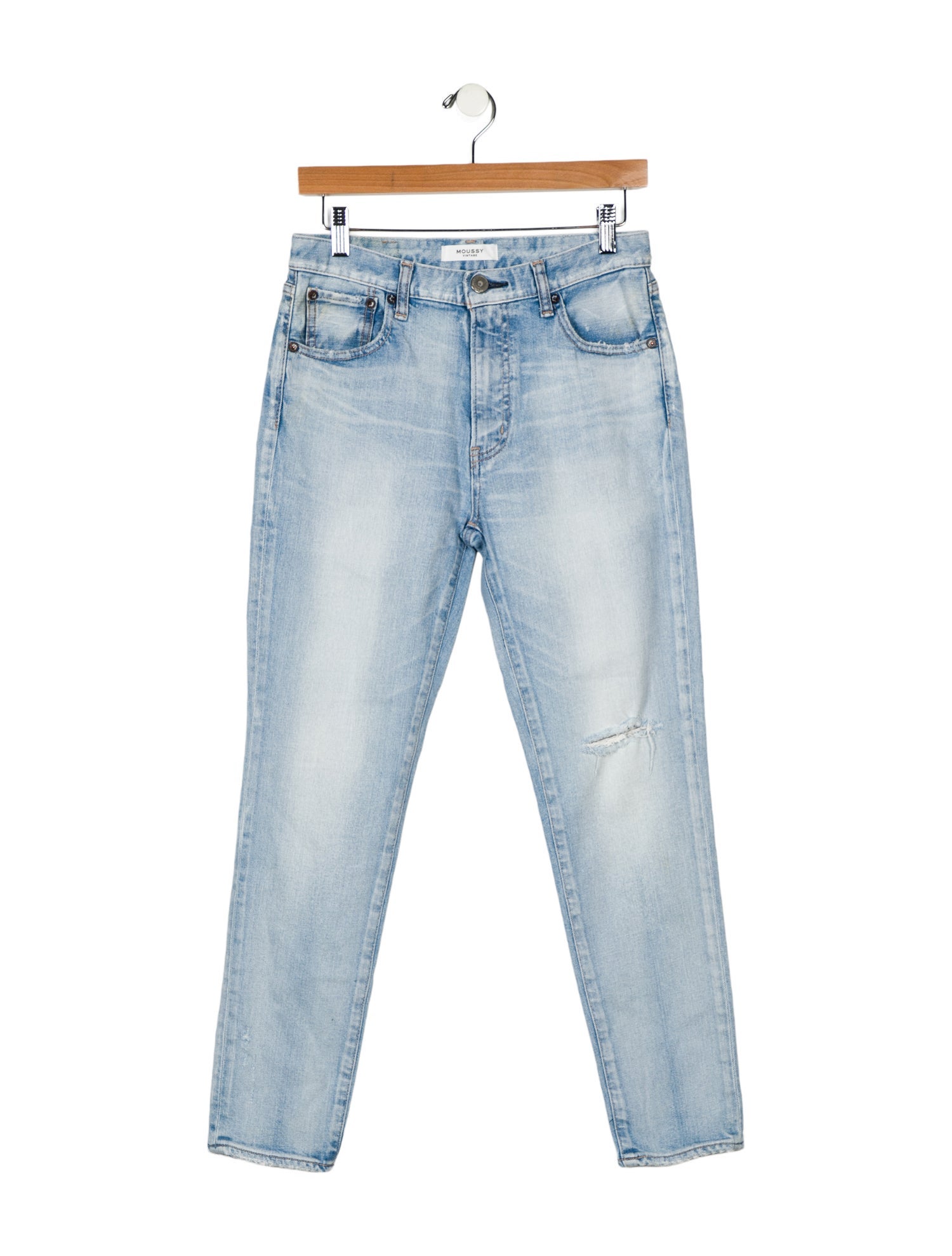 Moussy Mid-Rise Skinny Leg Jeans