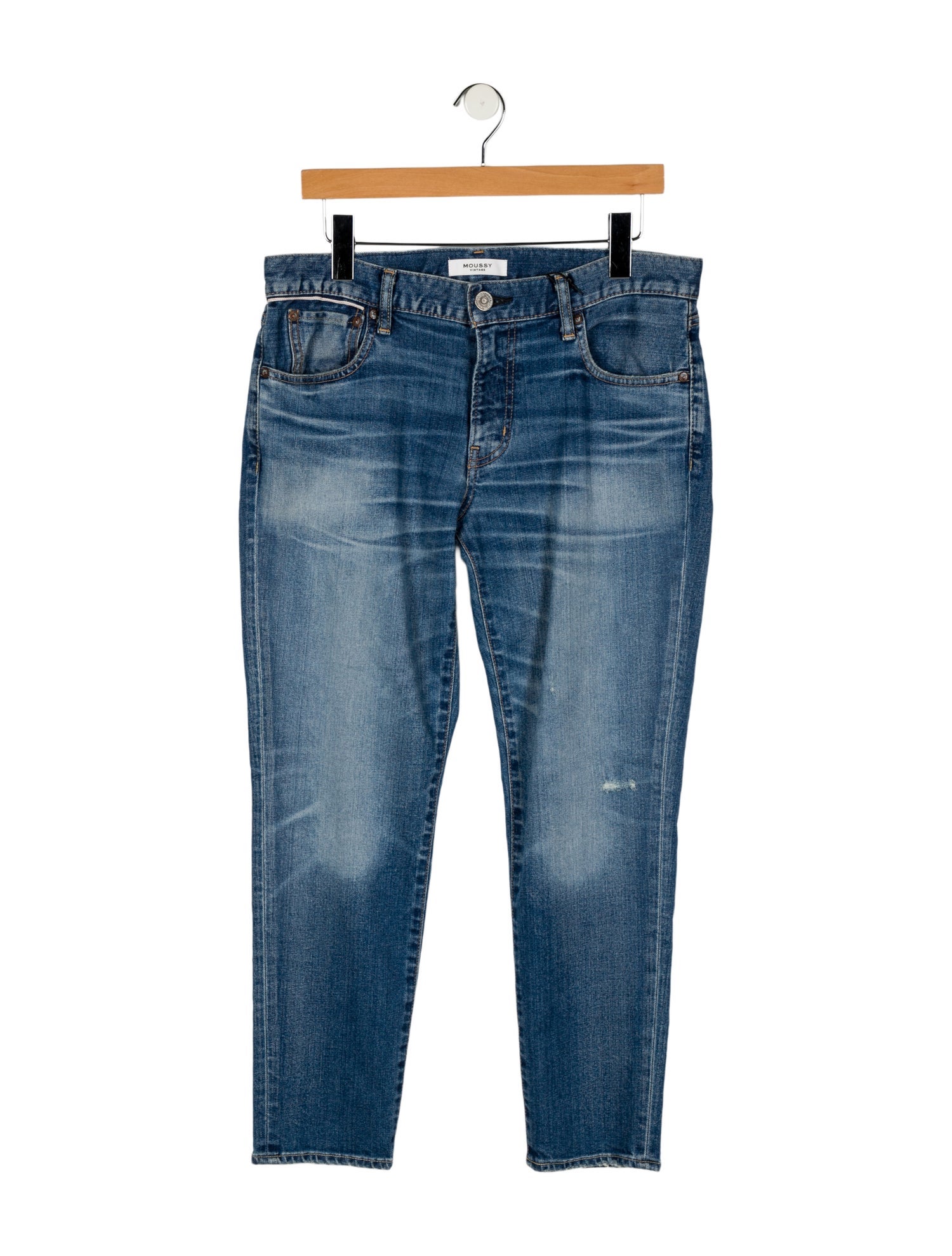Moussy Vintage Mid-Rise Straight Leg Jeans w/ Tags