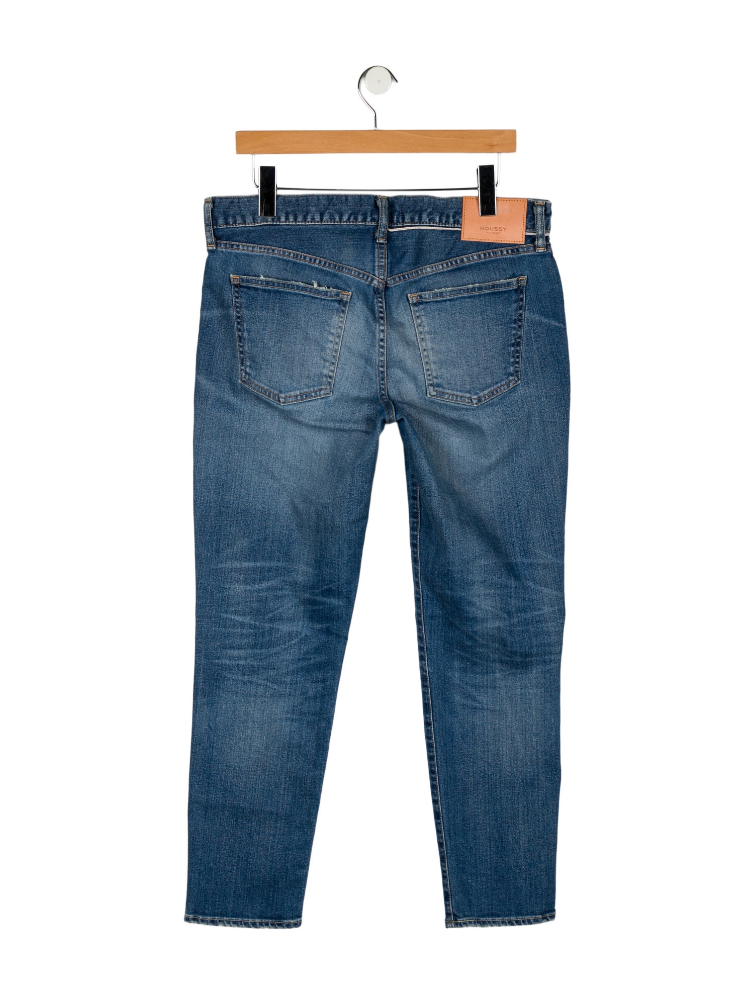 Moussy Vintage Mid-Rise Straight Leg Jeans w/ Tags