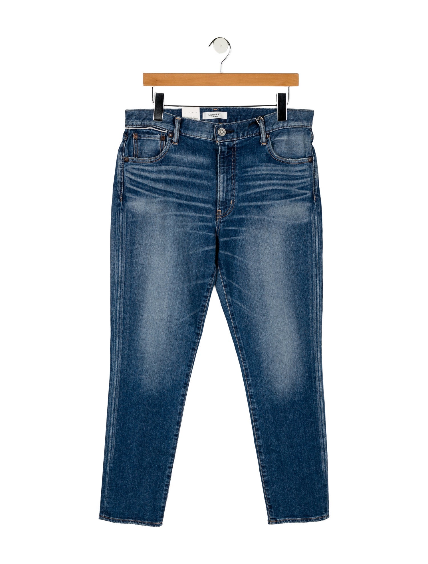Moussy Vintage High-Rise Straight Leg Jeans w/ Tags