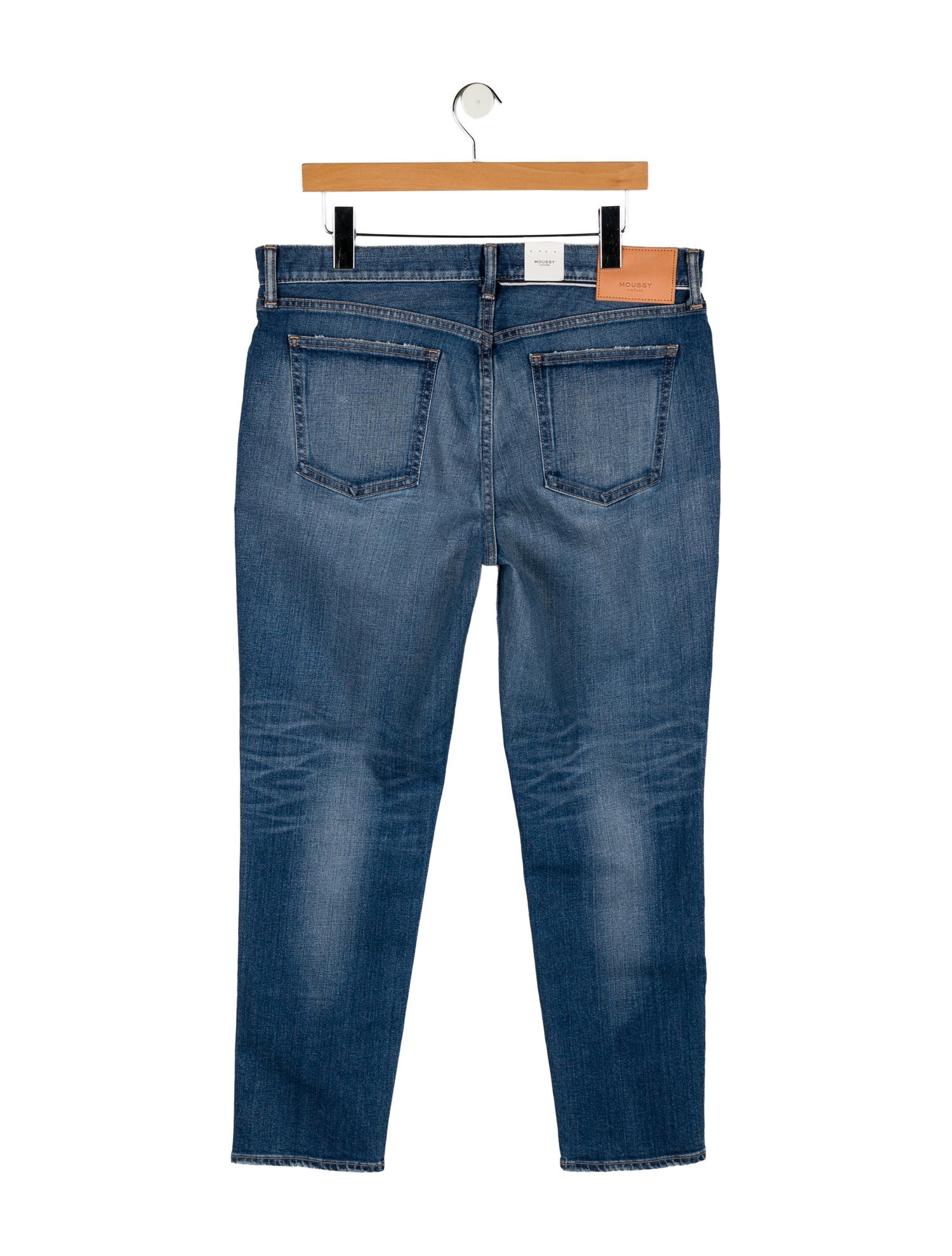 Moussy Vintage High-Rise Straight Leg Jeans w/ Tags