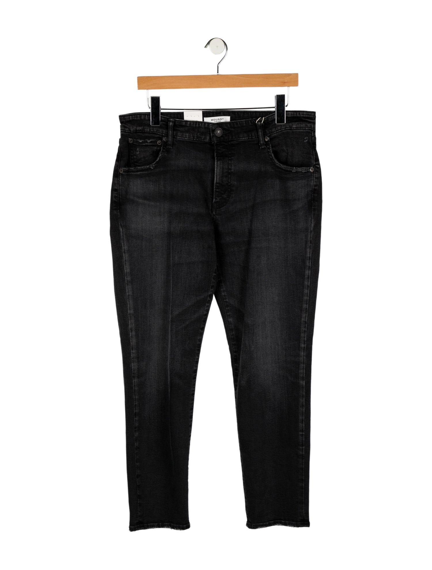 Moussy High-Rise Straight Leg Jeans w/ Tags