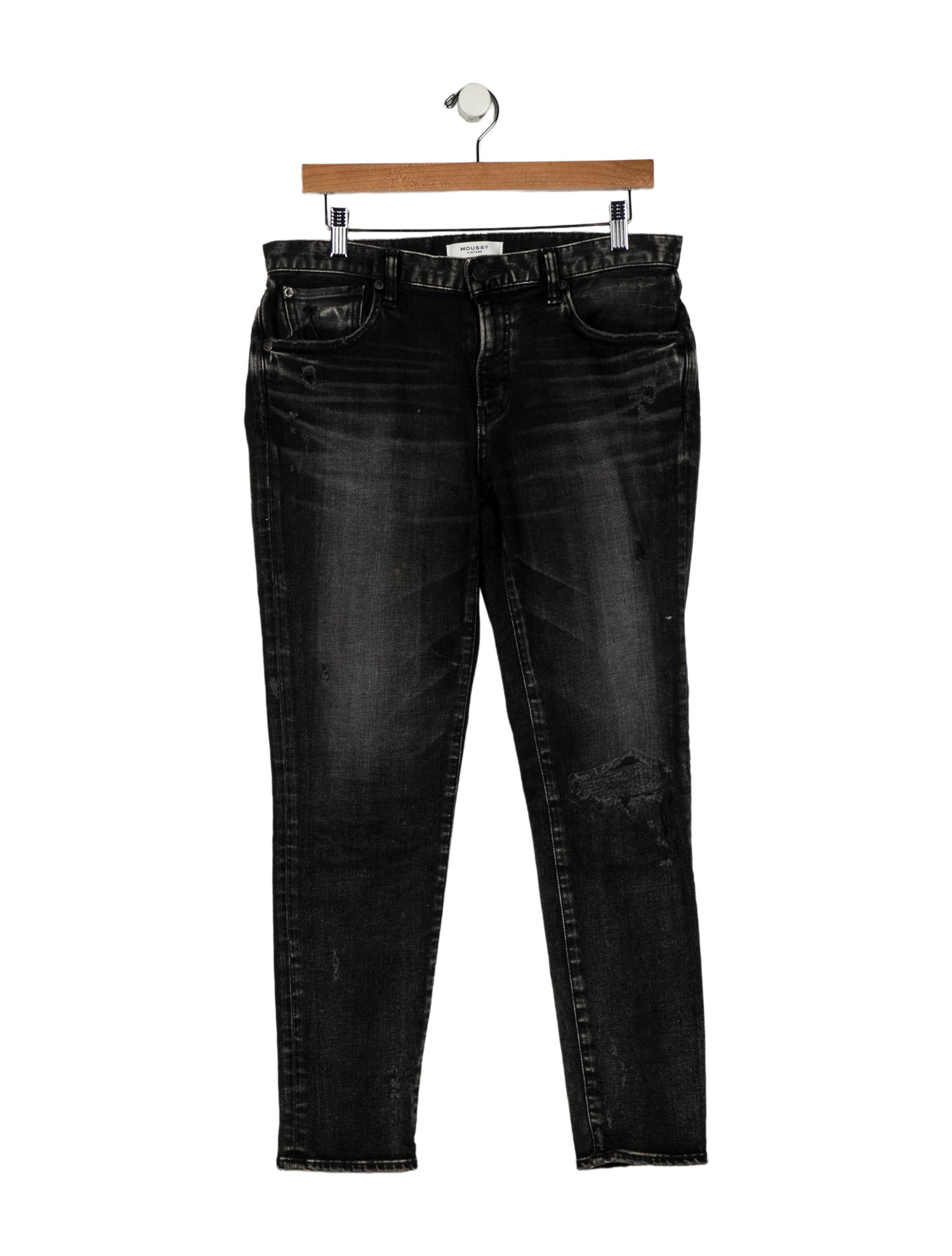 Moussy Mid-Rise Skinny Leg Jeans