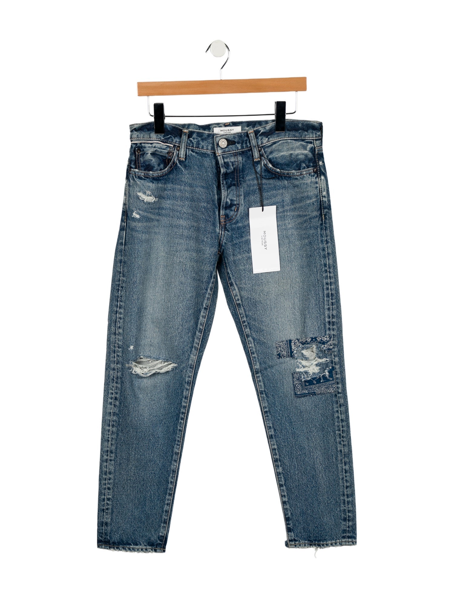 Moussy Mid-Rise Straight Leg Jeans w/ Tags