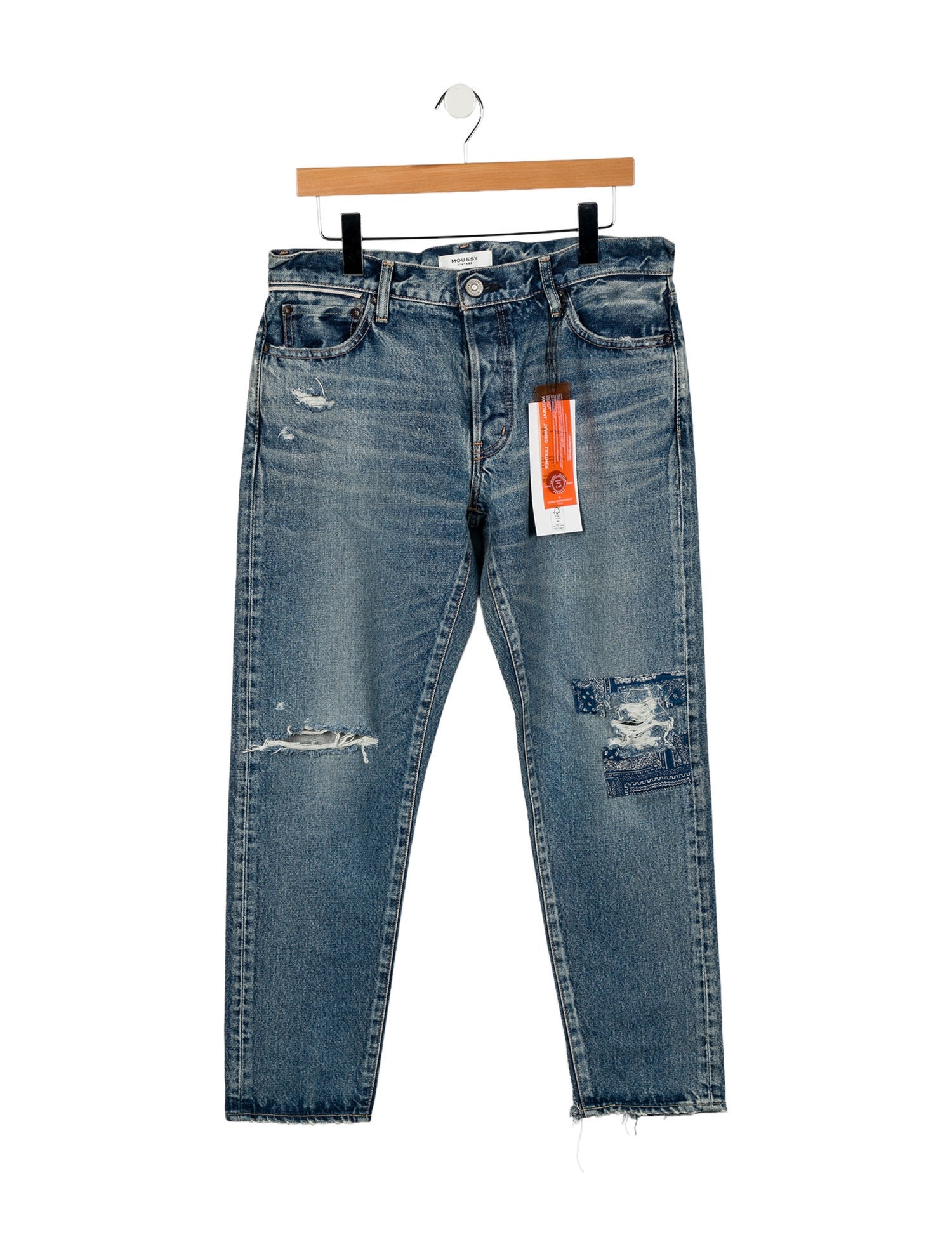 Moussy Mid-Rise Straight Leg Jeans w/ Tags