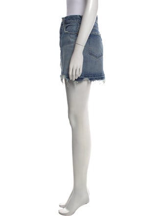 Moussy Distressed Accents Mini Skirt