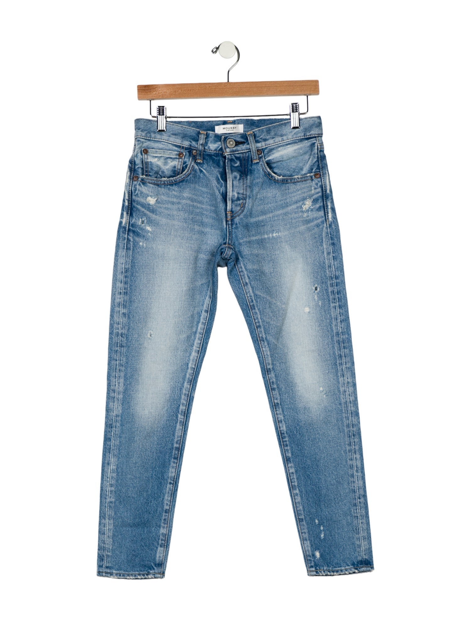Moussy Mid-Rise Skinny Leg Jeans