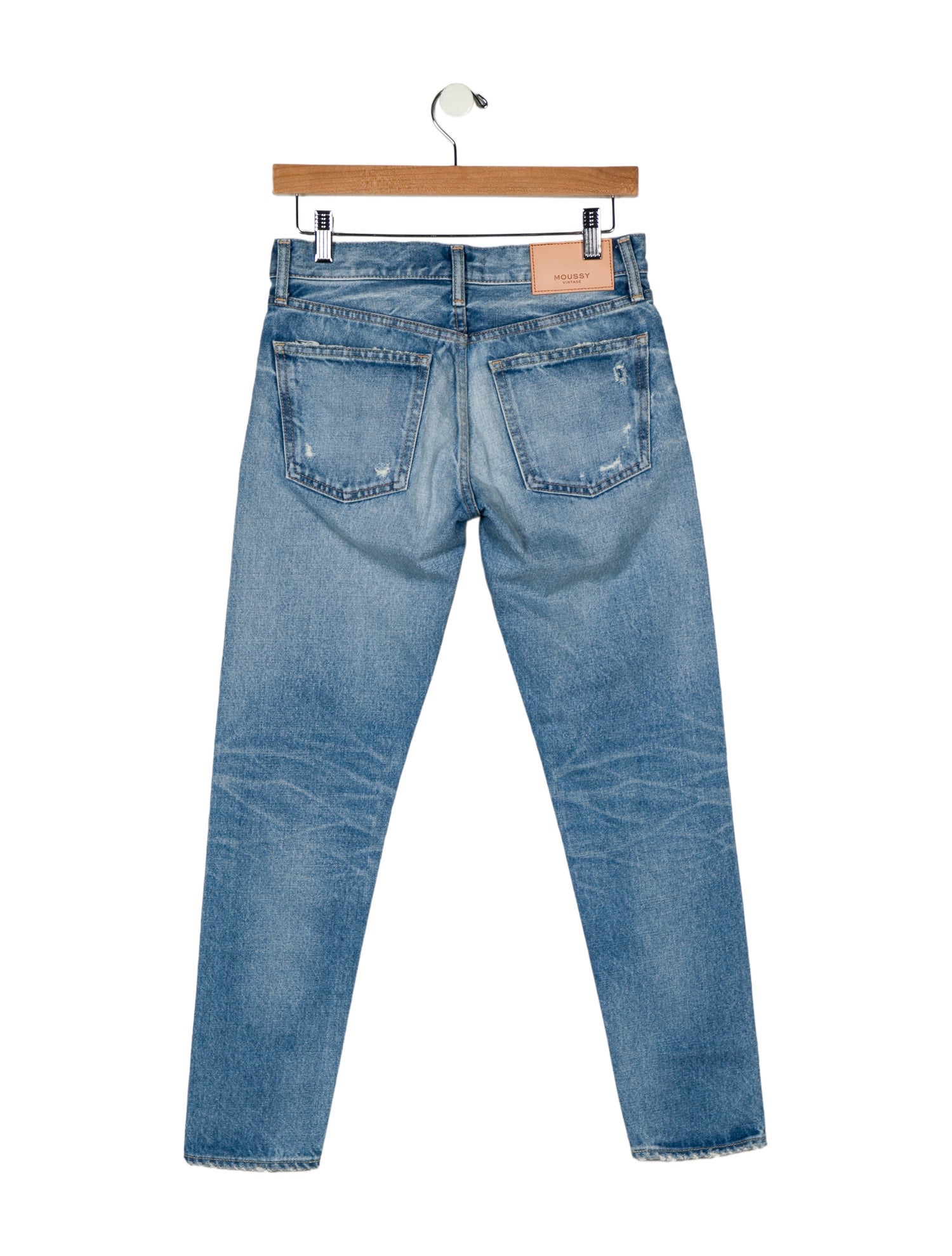 Moussy Mid-Rise Skinny Leg Jeans