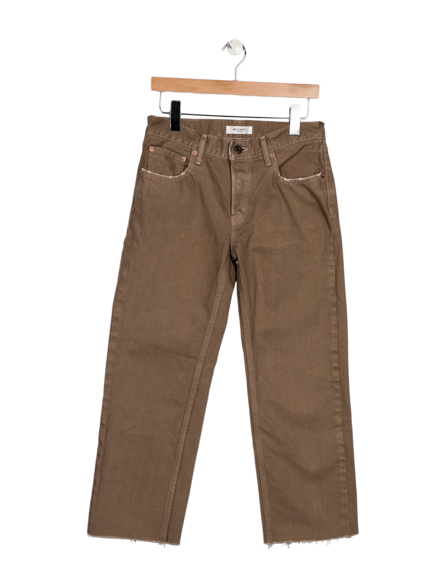 Moussy Mid-Rise Straight Leg Jeans