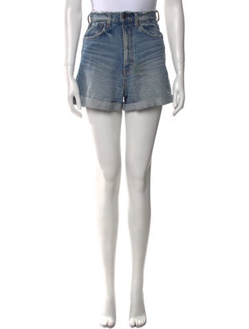 Pre-owned Moussy Mini Shorts In Blue