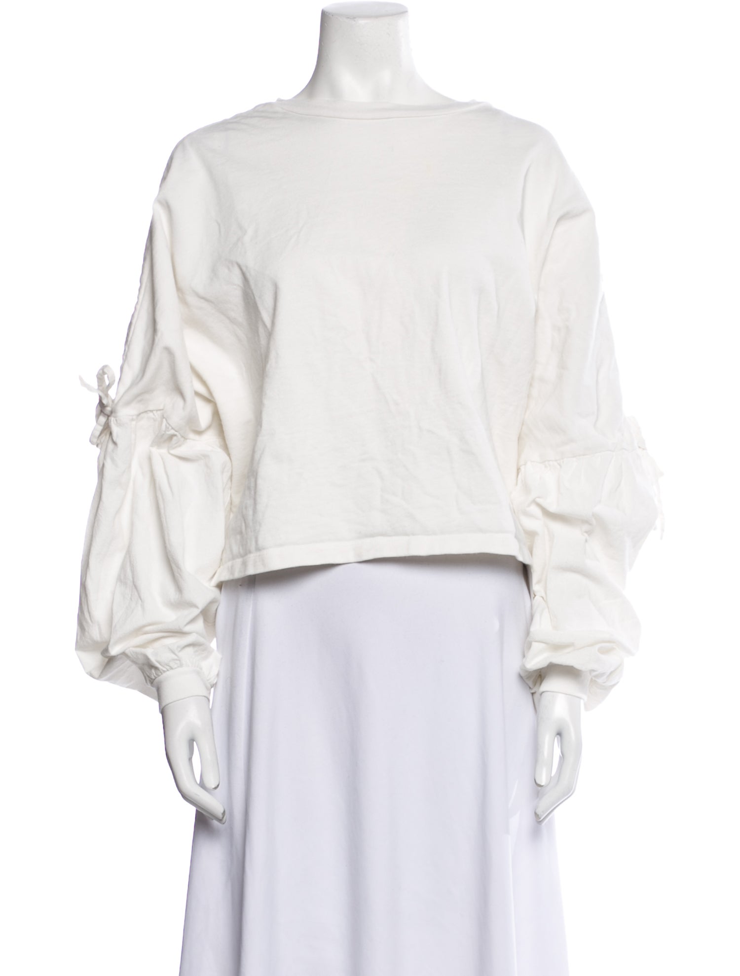 Moussy Bateau Neckline Long Sleeve Sweatshirt