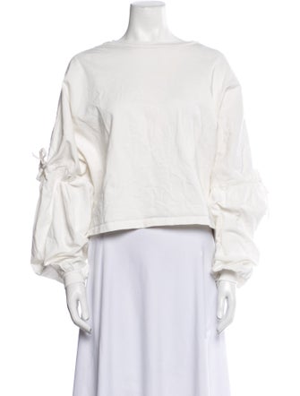 Moussy Bateau Neckline Long Sleeve Sweatshirt