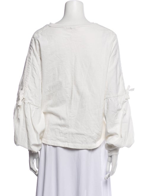 Moussy Bateau Neckline Long Sleeve Sweatshirt