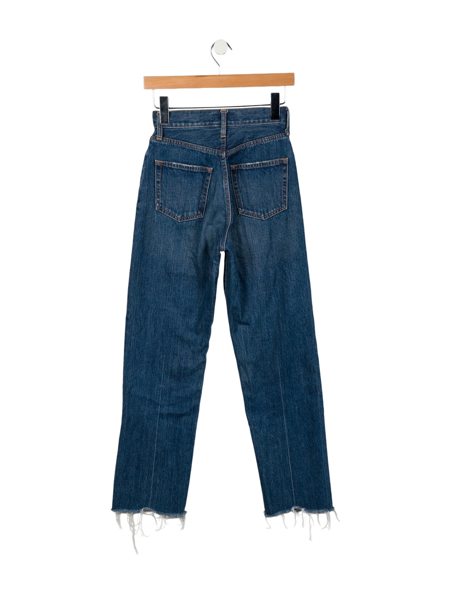 Moussy High-Rise Straight Leg Jeans