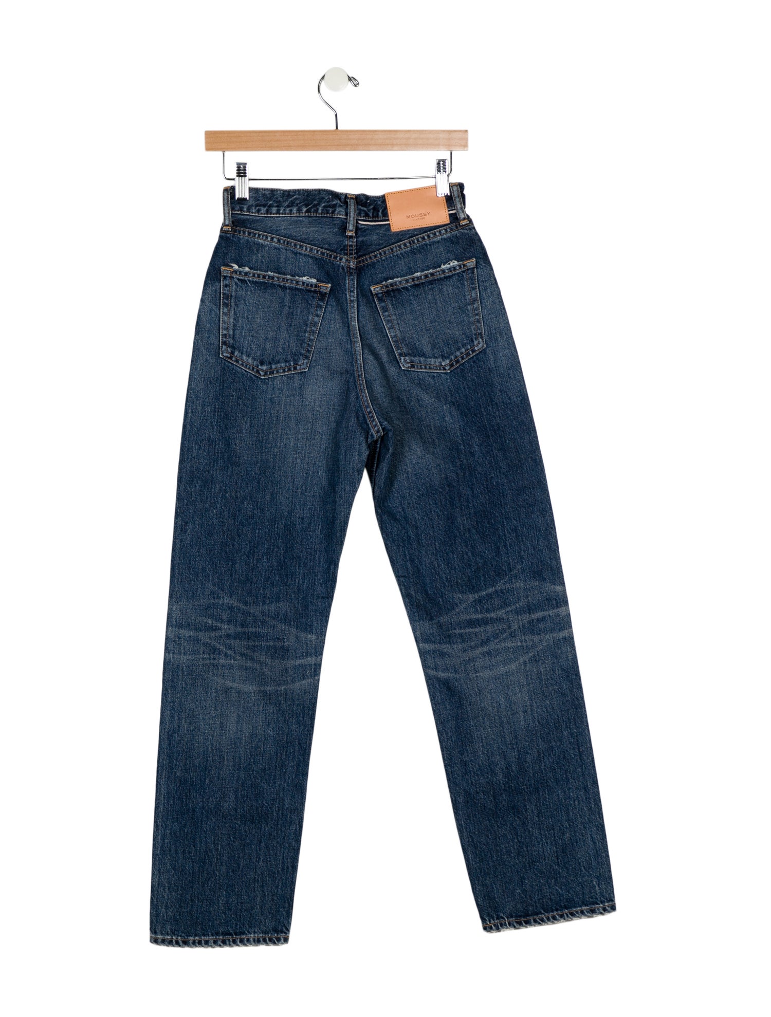 Moussy High-Rise Straight Leg Jeans w/ Tags