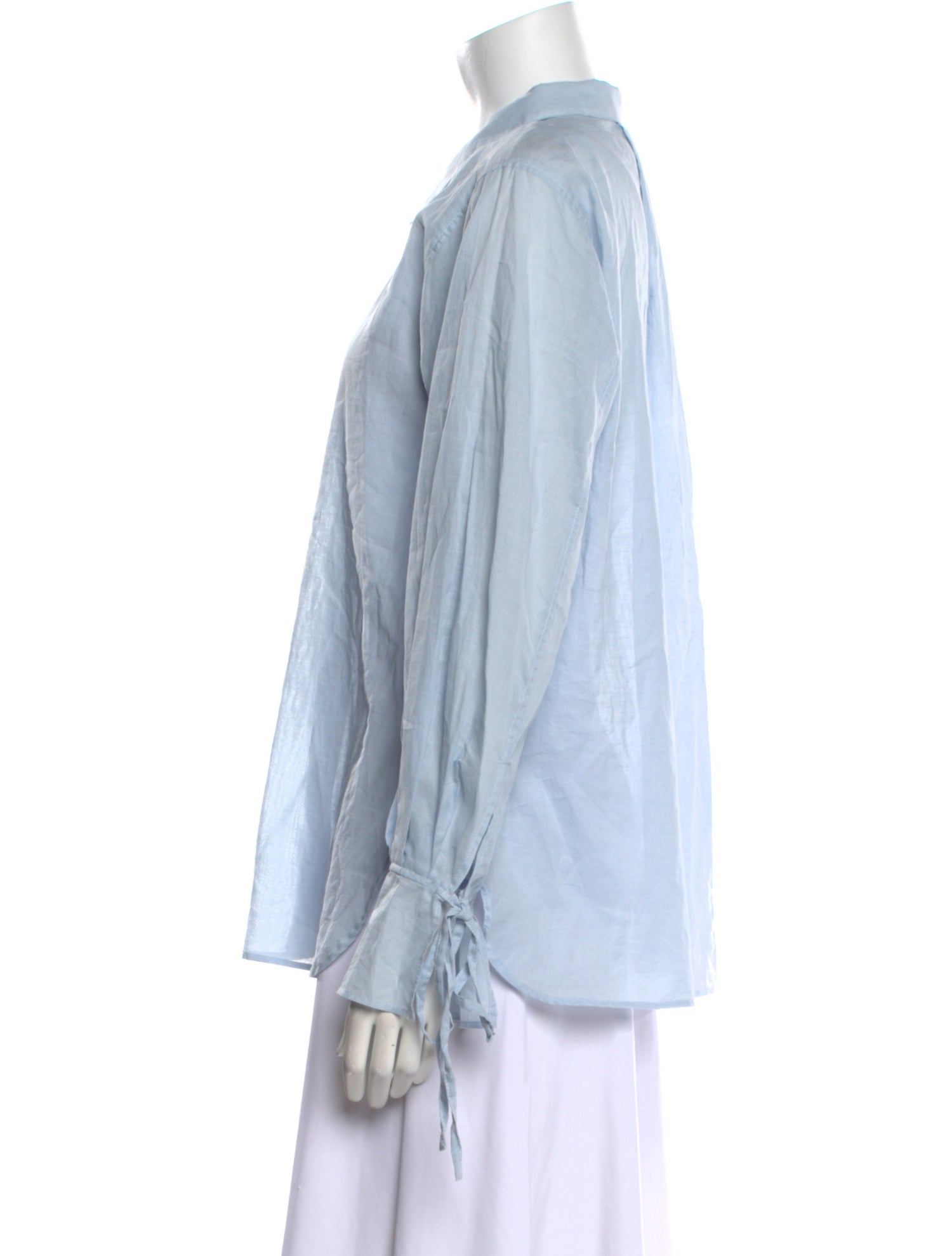 Moussy Long Sleeve Button-Up Top