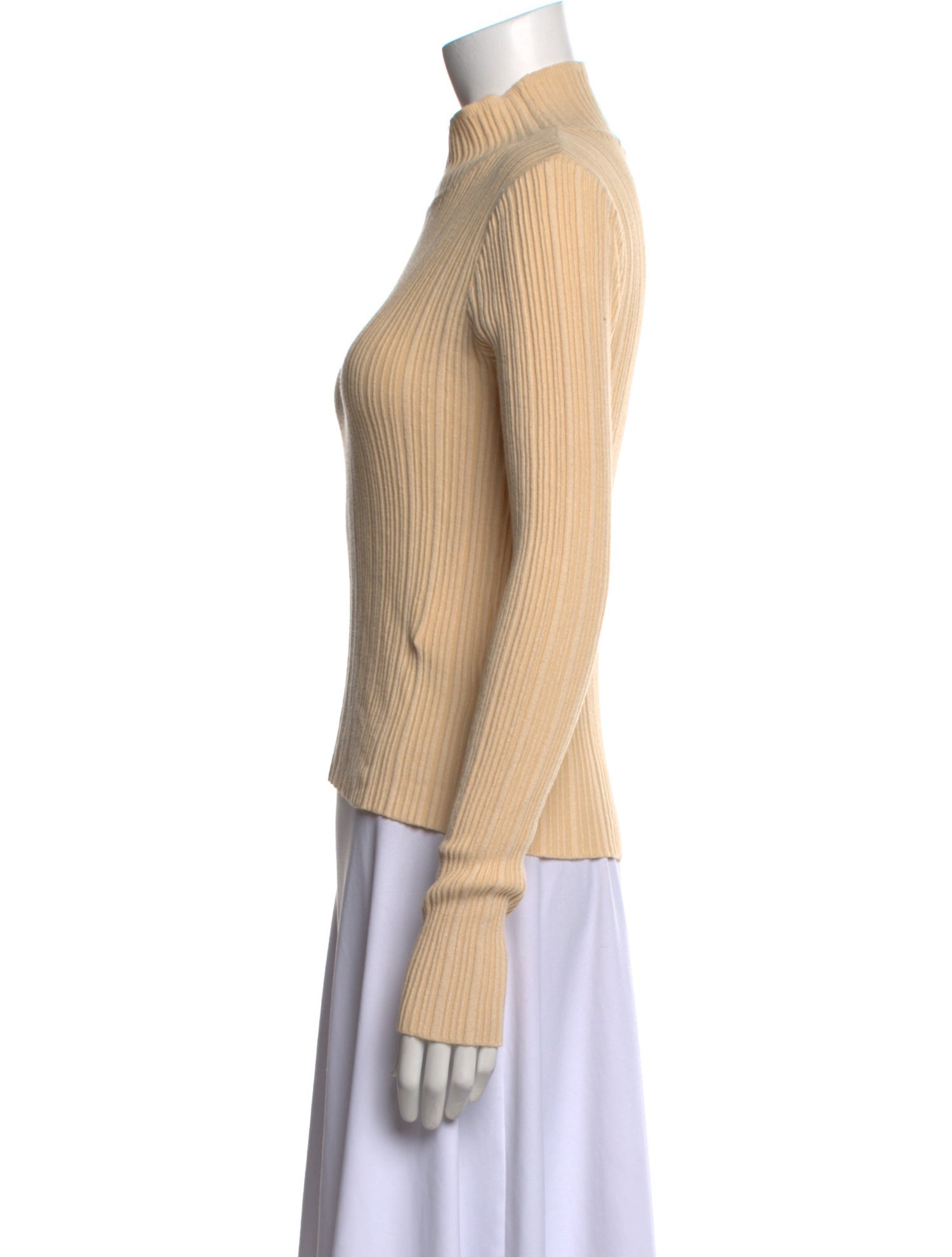 Moussy Mock Neck Long Sleeve Top