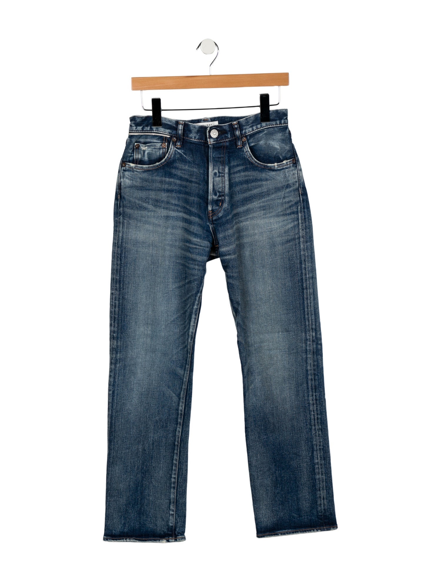 Moussy Mid-Rise Straight Leg Jeans