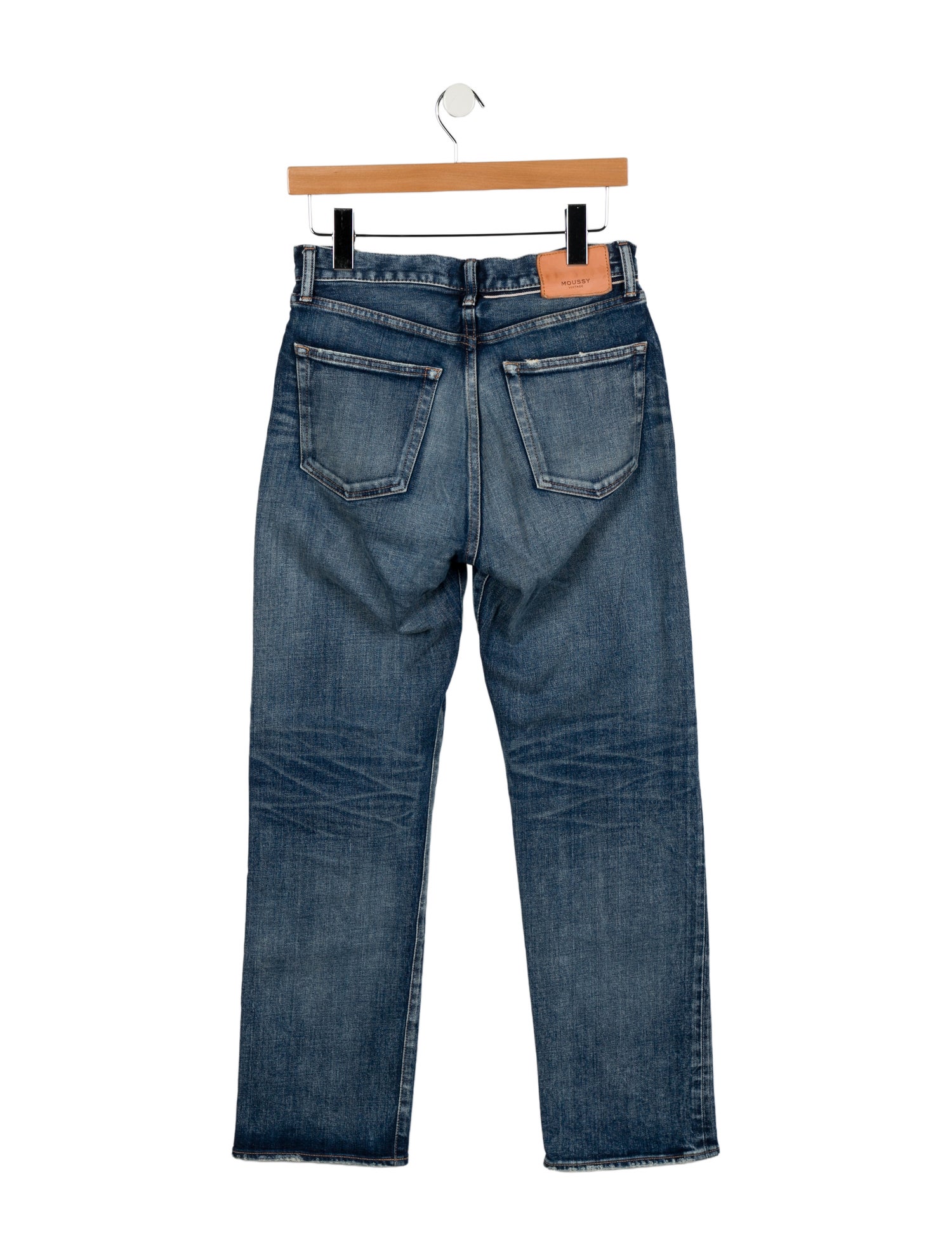 Moussy Mid-Rise Straight Leg Jeans
