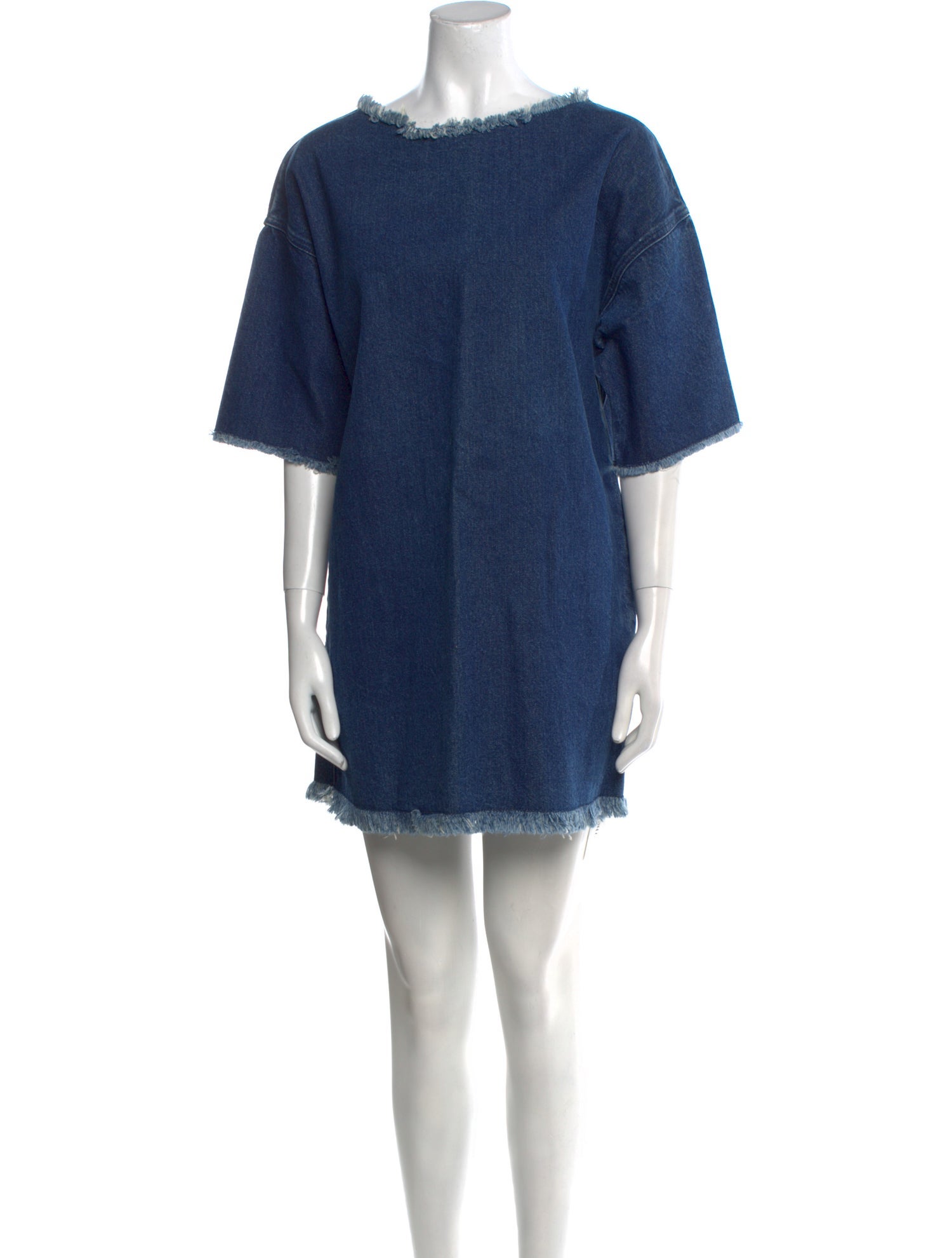 Moussy Scoop Neck Mini Dress