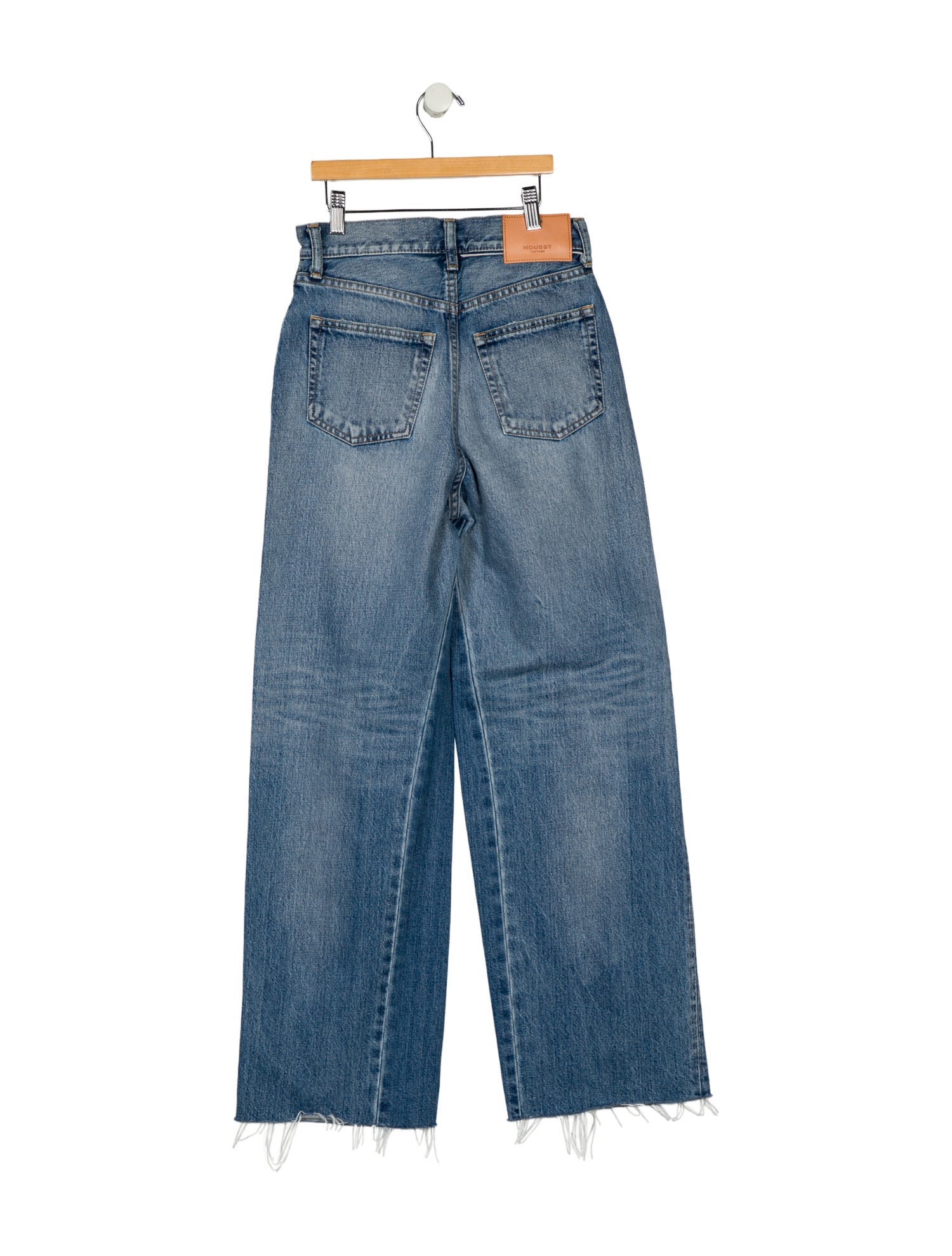 Moussy High-Rise Wide Leg Jeans