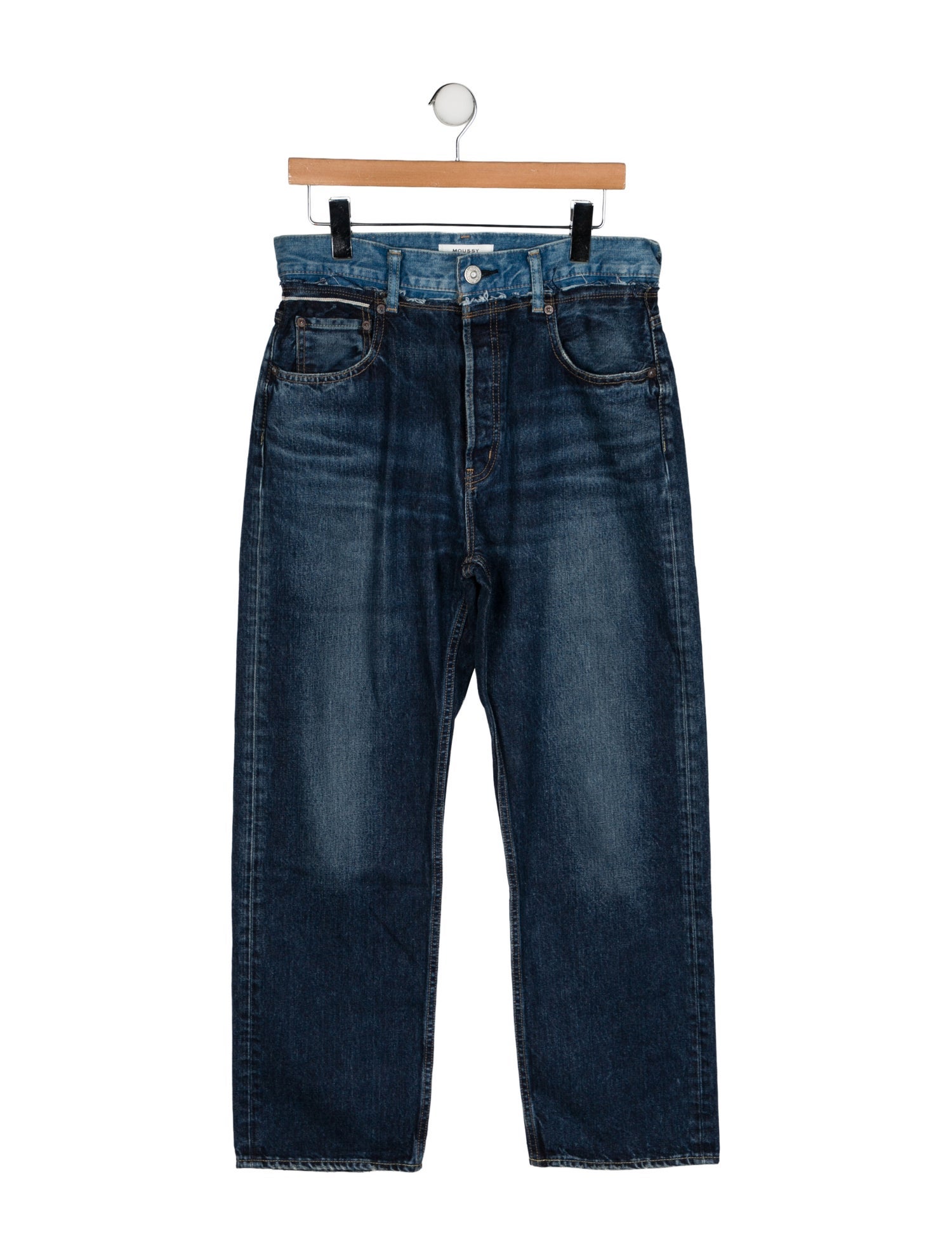 Moussy High-Rise Wide Leg Jeans
