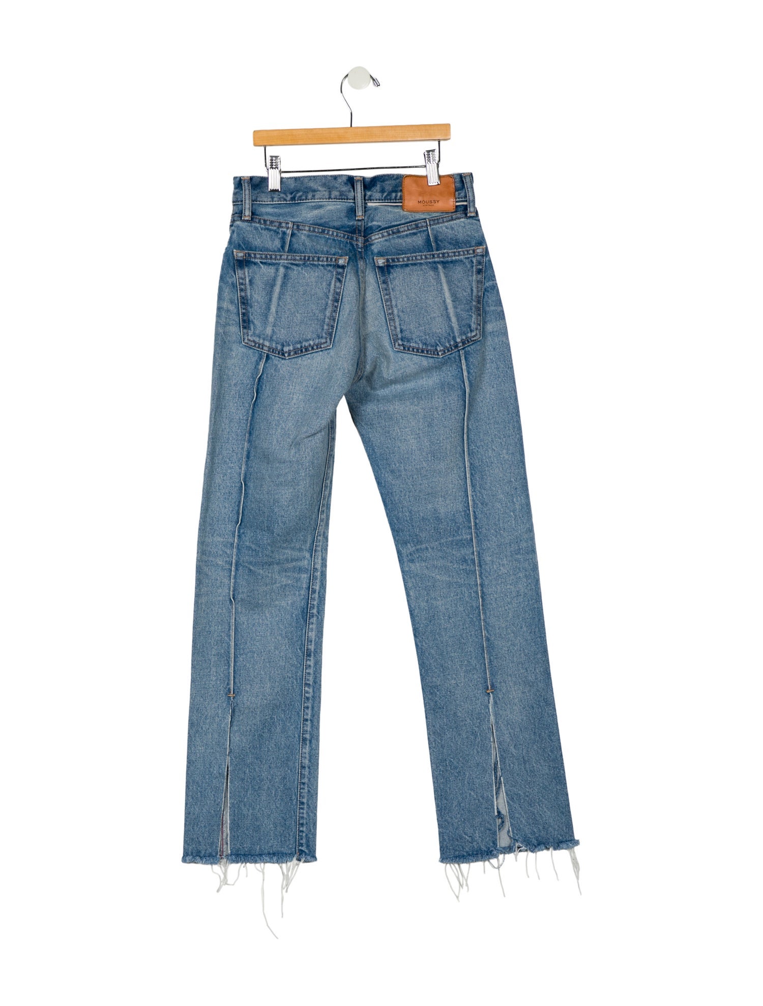 Moussy Mid-Rise Straight Leg Jeans