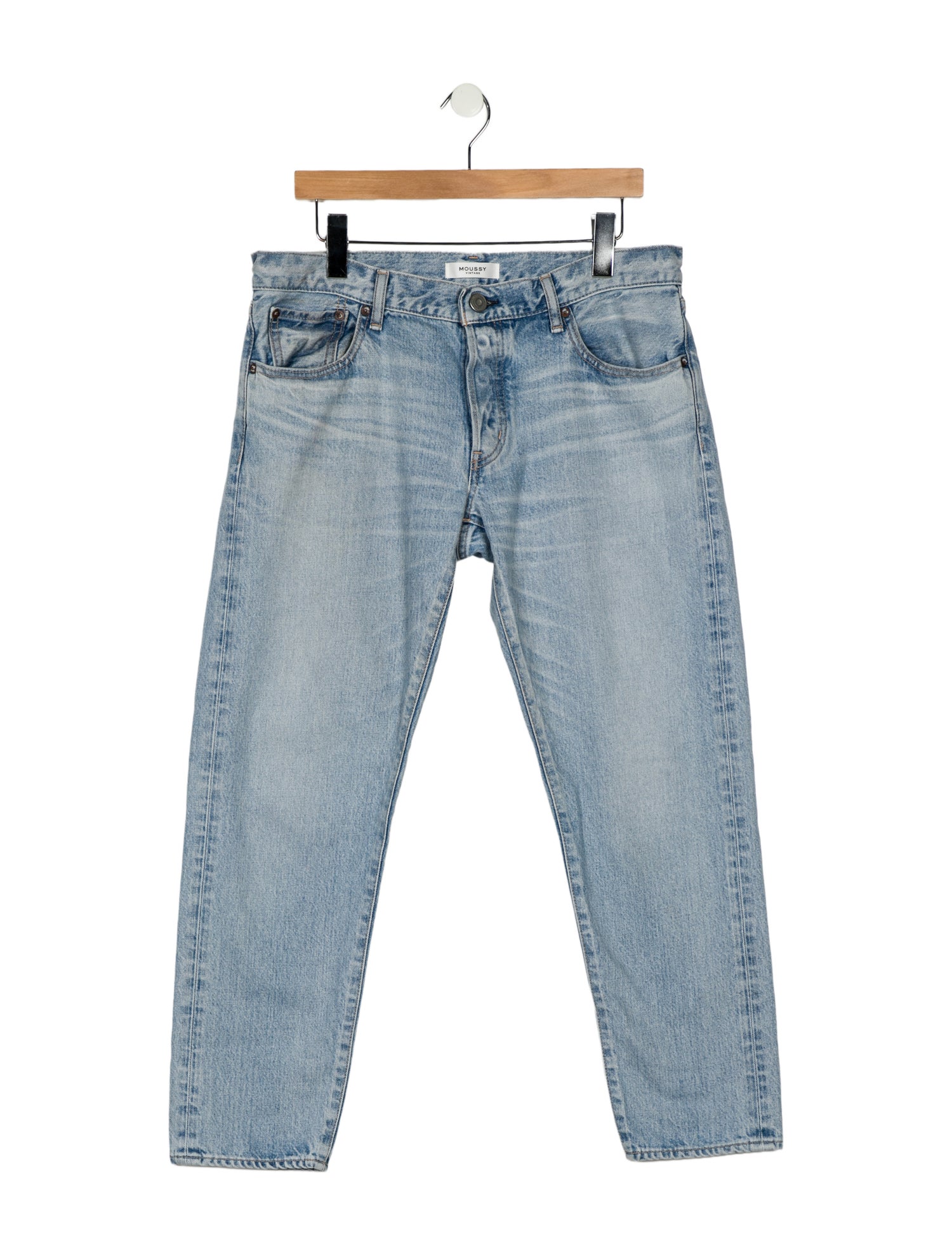 Moussy Mid-Rise Straight Leg Jeans