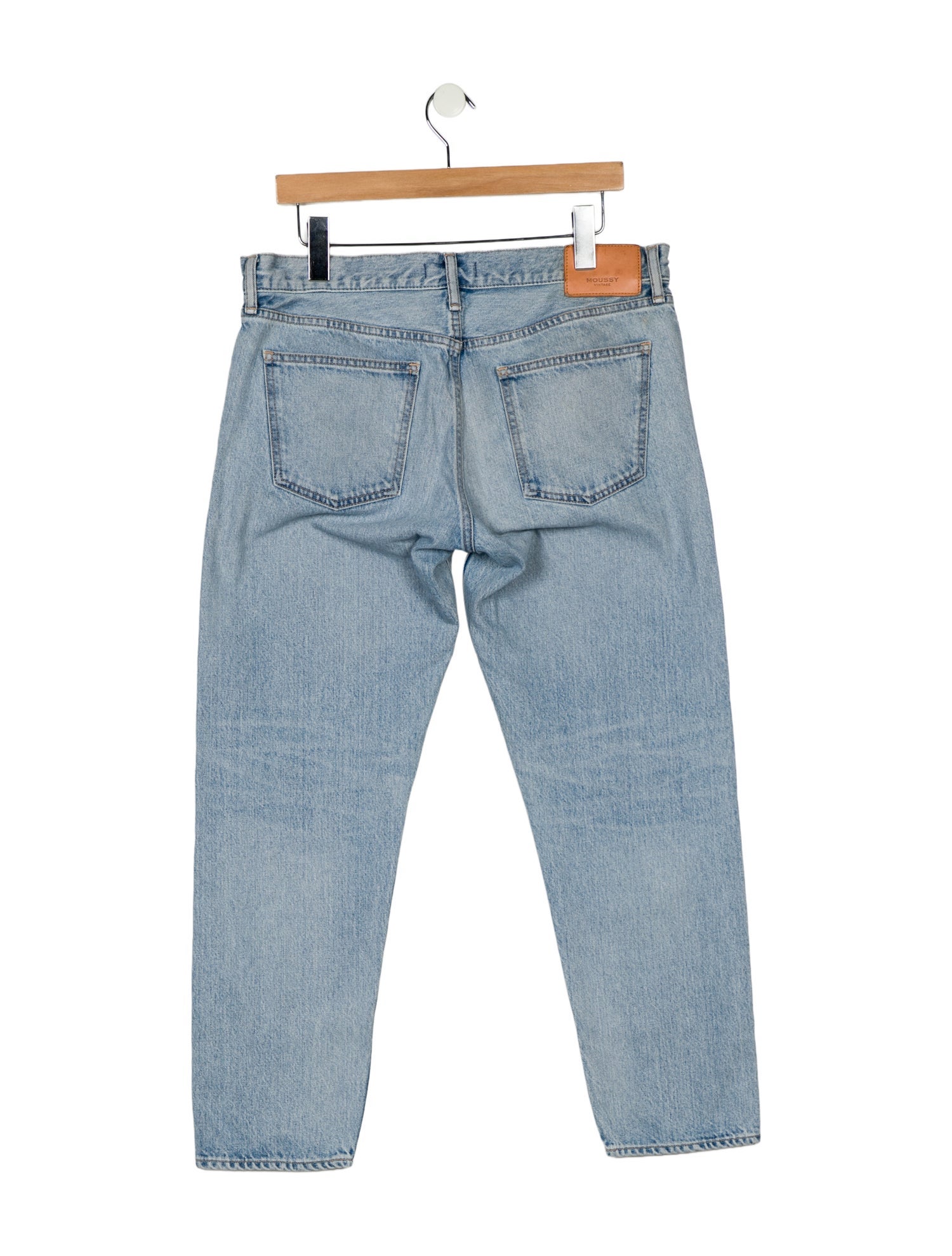 Moussy Mid-Rise Straight Leg Jeans