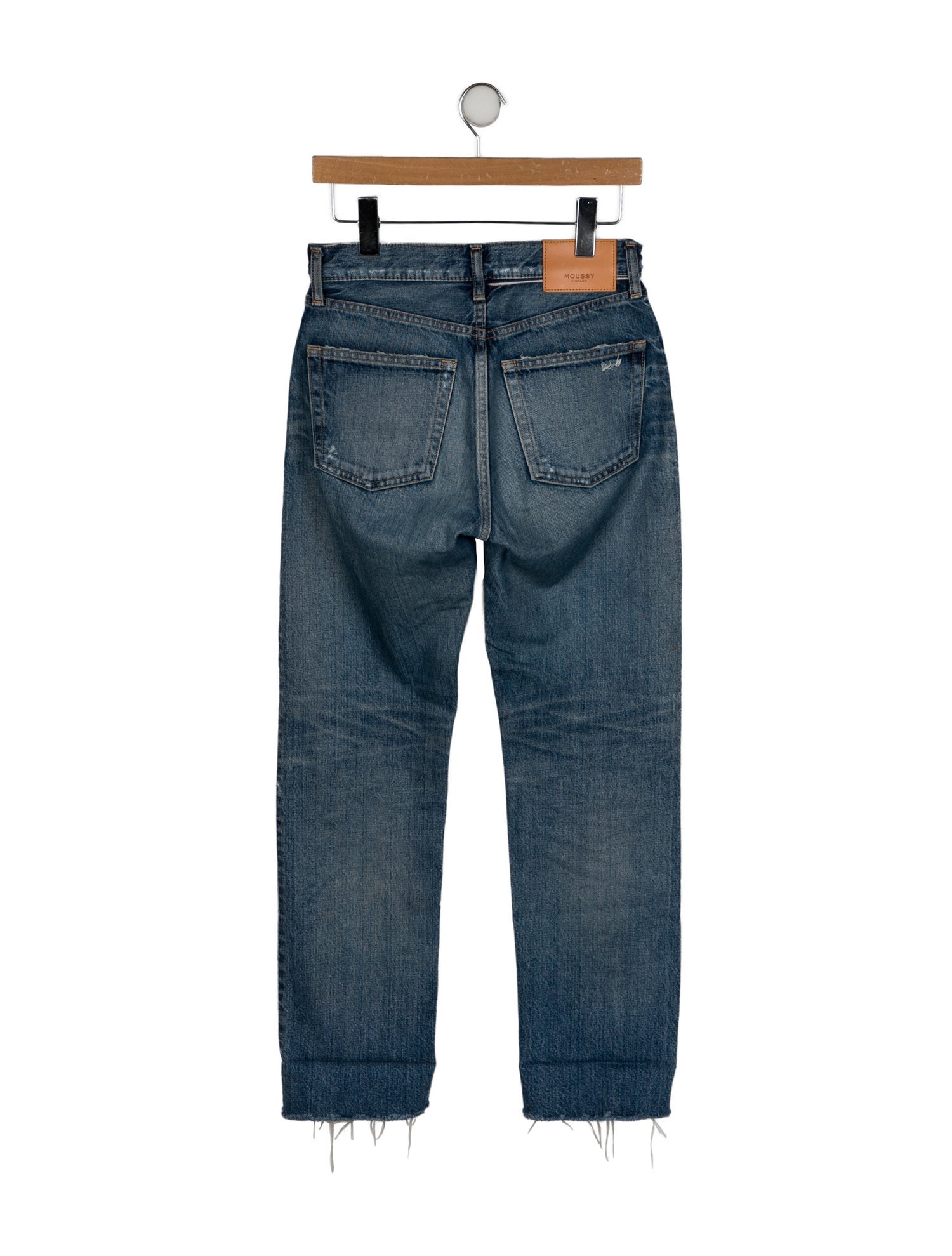 Moussy Mid-Rise Straight Leg Jeans