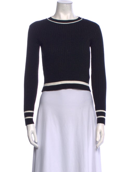 Moussy Striped Crew Neck Sweater