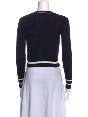 Moussy Striped Crew Neck Sweater