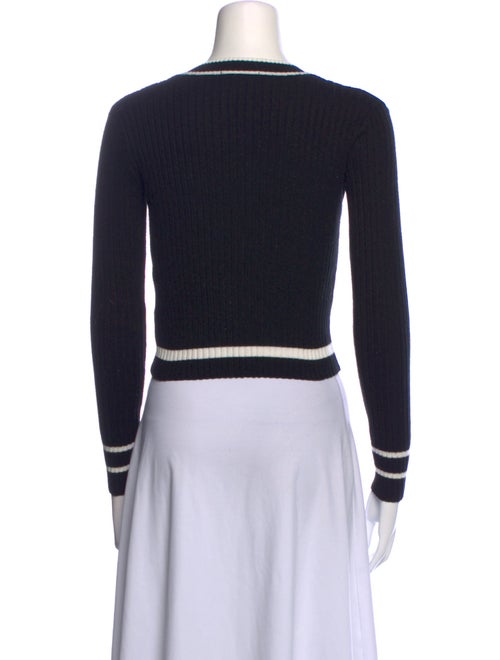 Moussy Striped Crew Neck Sweater